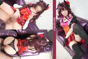 カップルでえっちなコスプレ動画を撮ってます♪今回はデレ〇ス、一ノ瀬〇希です！ [同人AV]