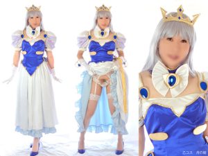 おとこの娘レイヤー令奈　お姫様のドレスで着エロ　オナニー　射精 [同人AV]