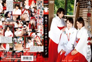 境内で犯される中出し巫女レイプ [同人AV]